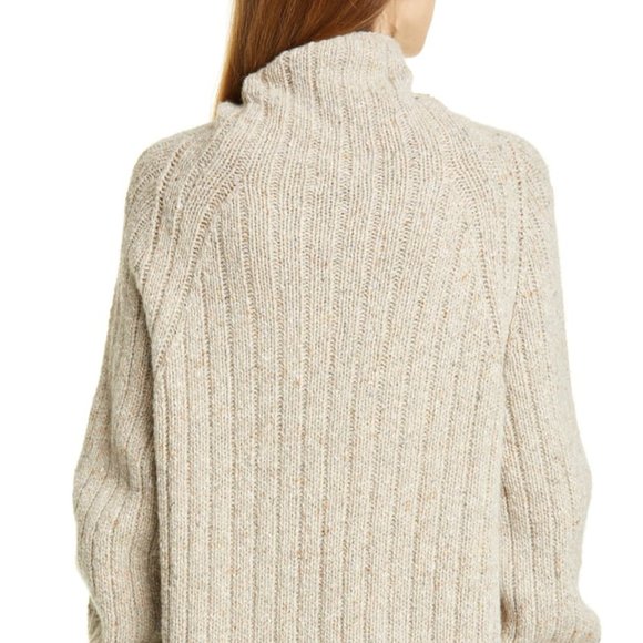 Rag Bone Klark Tneck Wool Blend Sweater 